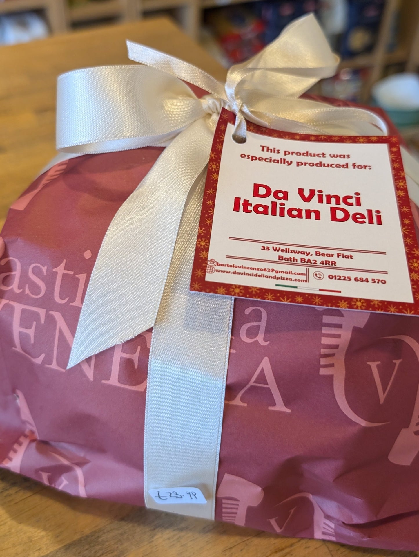 Panettoni Venezia made for Da Vinci own label a soft delicious and highly digestable thanks to the use of mother yeast