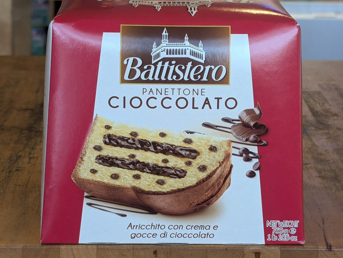 Battistero Panettone Chocolate Cream & Chocolate Drops